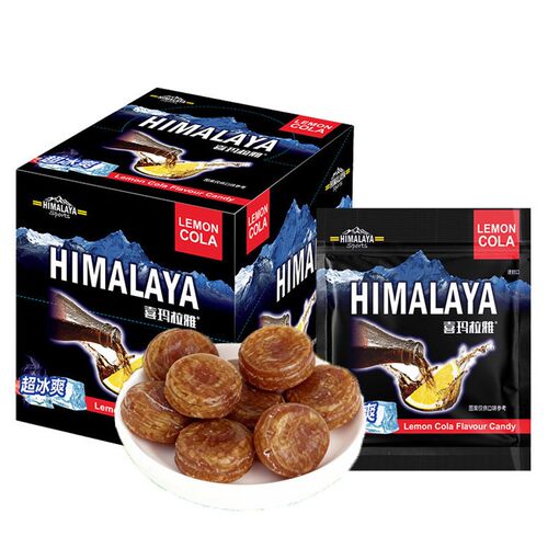 大马碧富薄荷糖咸柠可乐味润喉清新口气糖果咸柠檬himalaya