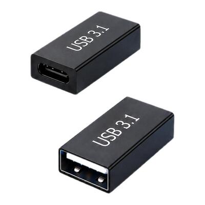 Type-C母转USB3.1转接头10Gbps高速15W快充手机平板通用高速传输即插即用母转接头便携