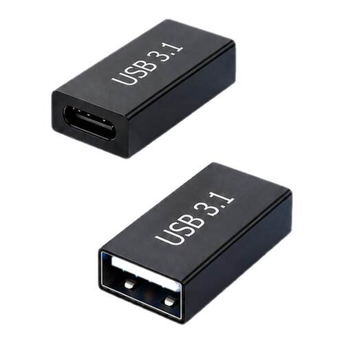 Type-C母转USB3.1转接头10Gbps高速15W快充手机平板通用高速传输即插即用母转接头便携