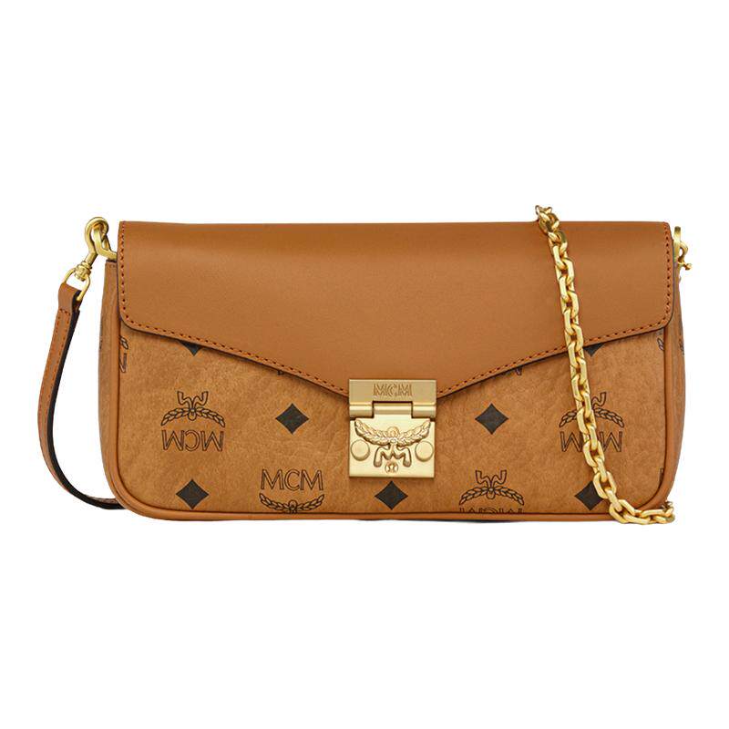 【早春新品】MCM TRACY 迷你手包黑色通勤斜挎包