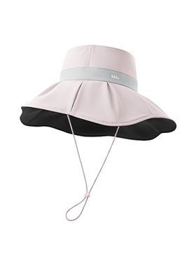 蕉下贝壳渔夫防晒帽BM507黑胶防晒大帽檐女户外防紫外太阳遮阳帽