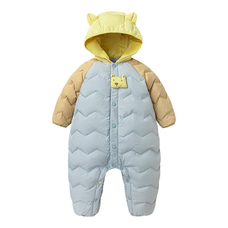 迷你巴拉巴拉女童三防羽绒连体衣