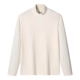 24冬品G24X344019 T恤 GXG男装 弹力保暖半高领通勤长袖