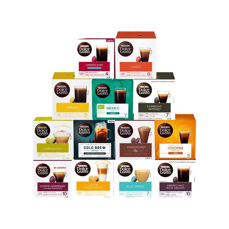 进口雀巢多趣酷思咖啡胶囊兼容DOLCE GUSTO卡布拿铁美式意式3盒装
