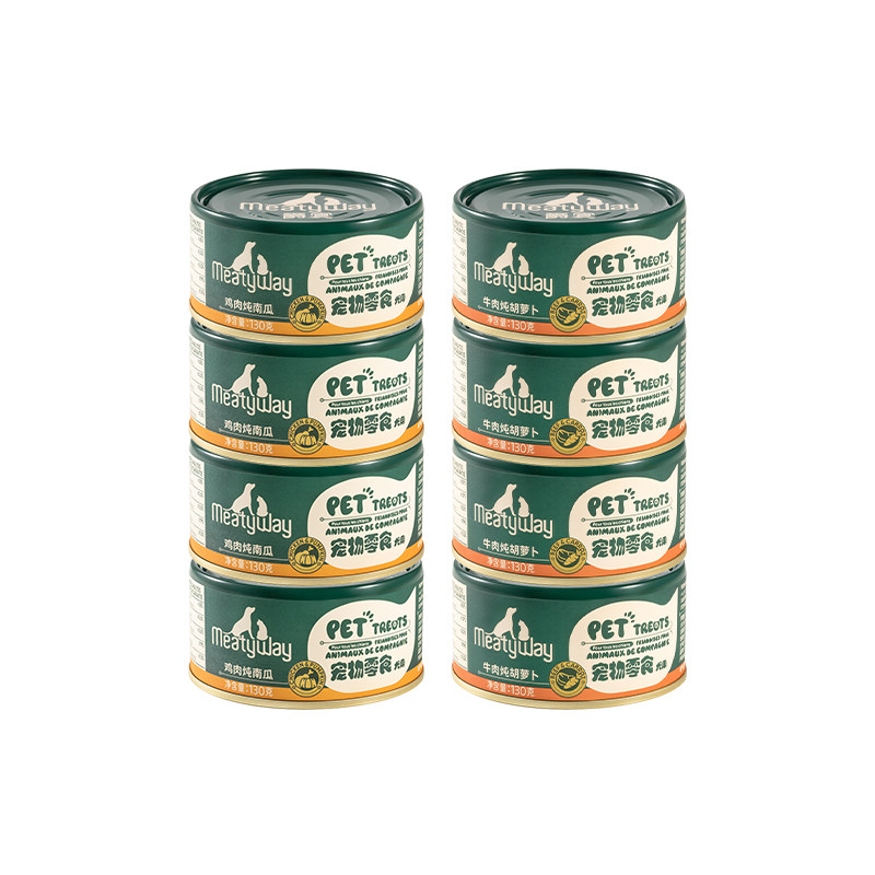 Meatyway爵宴美食家宠物零食狗罐头狗狗鲜食罐拌粮增肥湿粮1.04kg