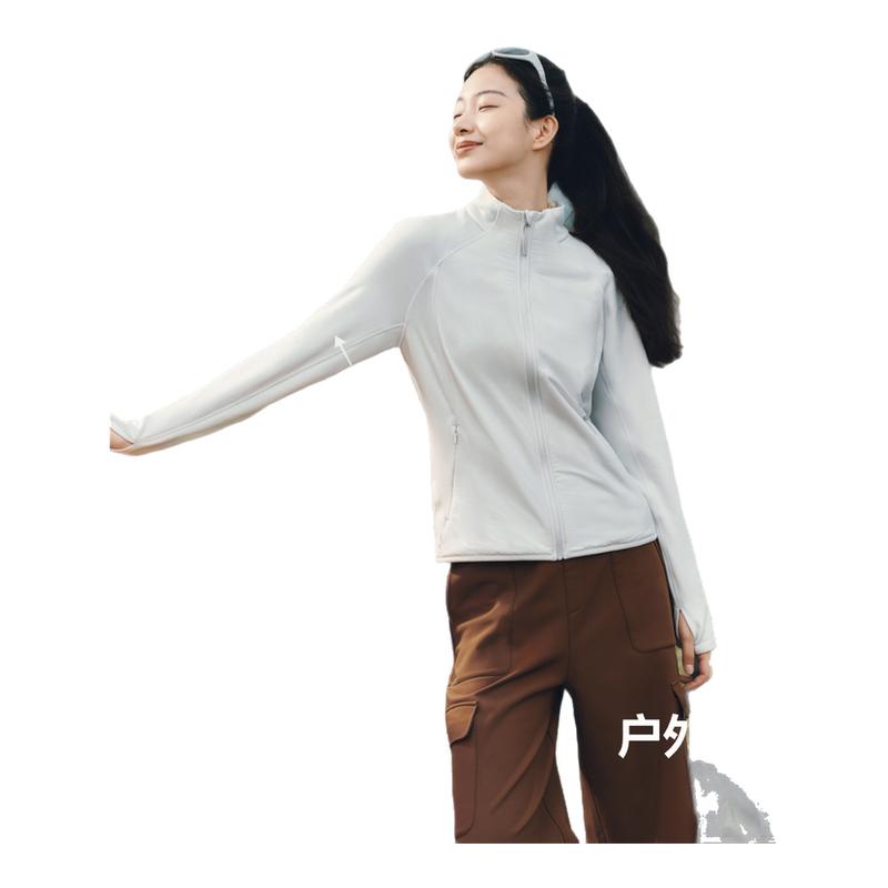 蕉下抓绒衣女摇粒绒运动徒步外套