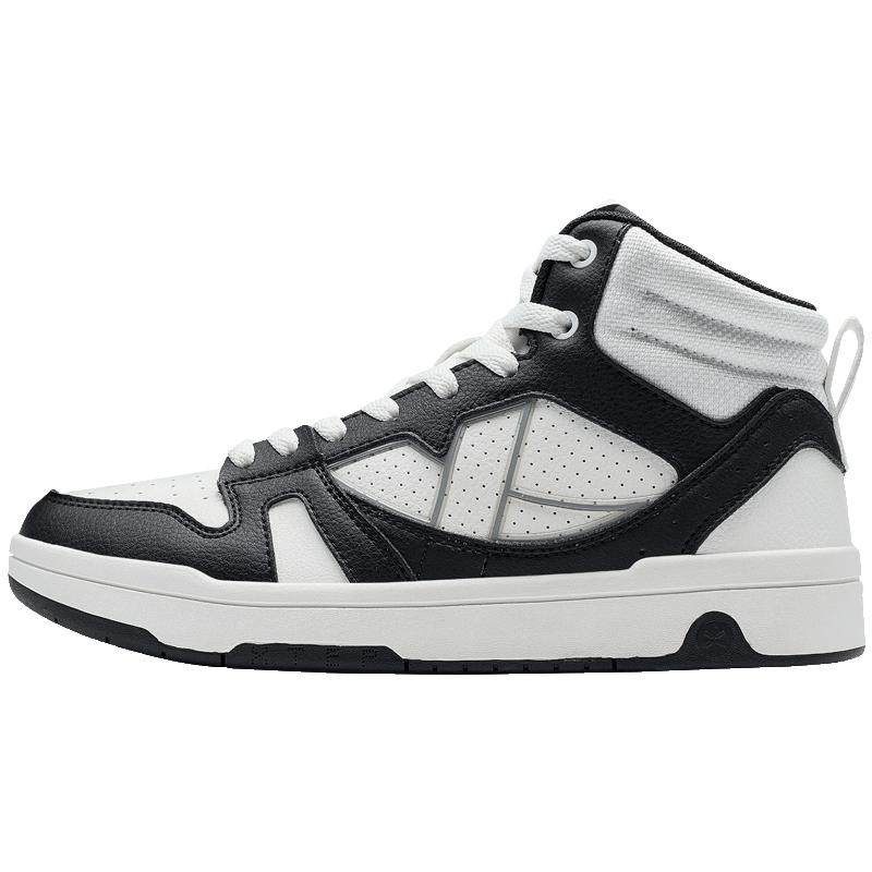 特步maxx-lite|高帮板鞋女2025冬季保暖百搭运动鞋革面保暖滑板鞋,运动鞋new,运动休闲鞋,淘宝优惠券,粉丝福利购,淘宝优惠卷