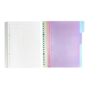 晨光文具B5活页本不硌手横线网格多规格A4笔记本子可拆卸替芯加厚笔记本学生考研错题本线圈