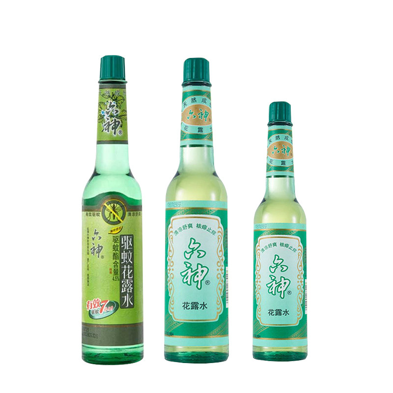 六神花露水经典玻璃瓶原香驱蚊止痒香薰官方旗舰店正品上海老牌子