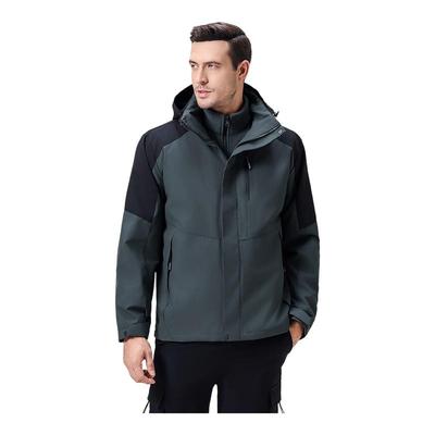 罗蒙男士户外休闲夹克衫一衣三穿