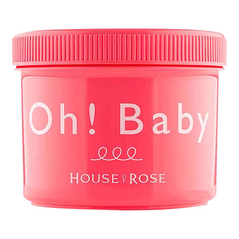 日本ohbaby玫瑰屋身体磨砂膏去角质全身嫩白女鸡皮保湿身体乳敏肌