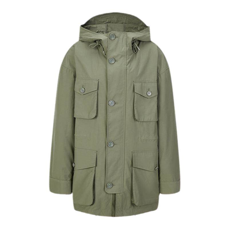 MOUSSY 秋季新品工装风中性猎装夹克外套棉服女028HAA30-2141