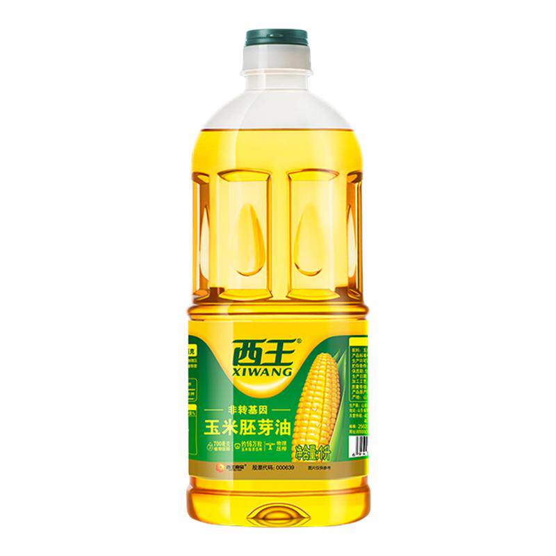 西王玉米胚芽油1L/瓶非转基因物理压榨食用油