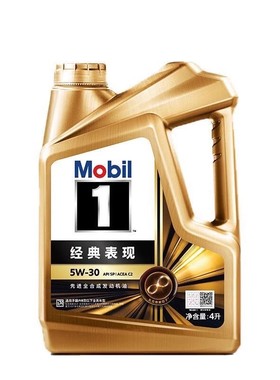 Mobil金美孚1号SP5W30全合成机油经典表现全合成发动机油 1L 4L
