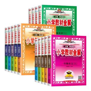 2025秋小学教材全解一年级二年级三四五六年级上册下册语文数学英语人教版 全套书小学课堂笔记同步讲解苏教课本教材解读解析薛金星