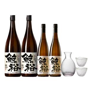 鲸裕国产清酒1800ml两瓶纯米食酿造爽口粮15度1.8升微醺聚会送礼