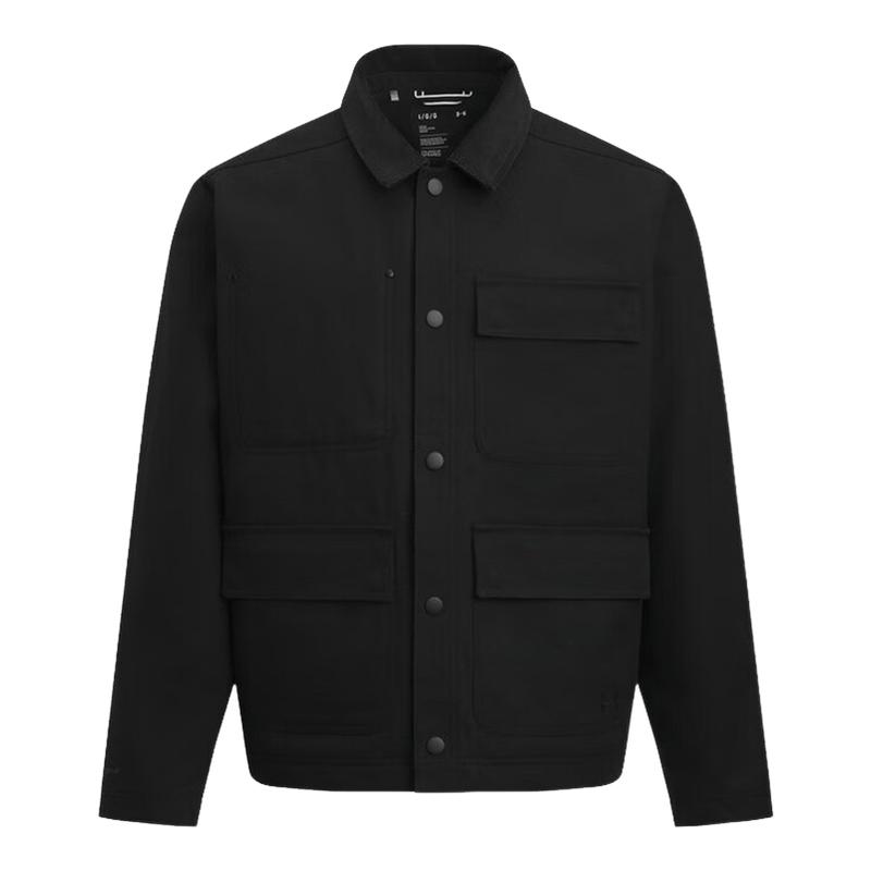 安德玛秋冬男士Expanse Utility运动休闲翻领夹克外套6000882-001