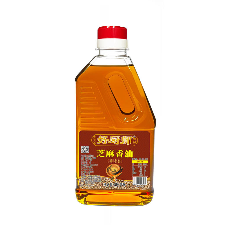 芝麻香油403ml瓶装食用调味油凉拌菜拌面火锅油碟家用商用芝麻油