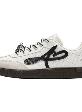 安踏曼舞丨芭蕾风经典薄底德训女T头鞋冬季百搭休闲平底运动鞋