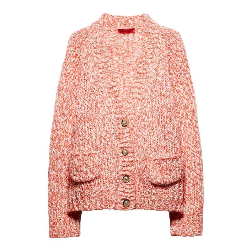 【新年穿搭】MAX&Co.25秋冬新品混色毛衣含羊毛开襟衫6346015402,女装/女士精品,毛针织衫,淘宝优惠券,粉丝福利购,淘宝优惠卷