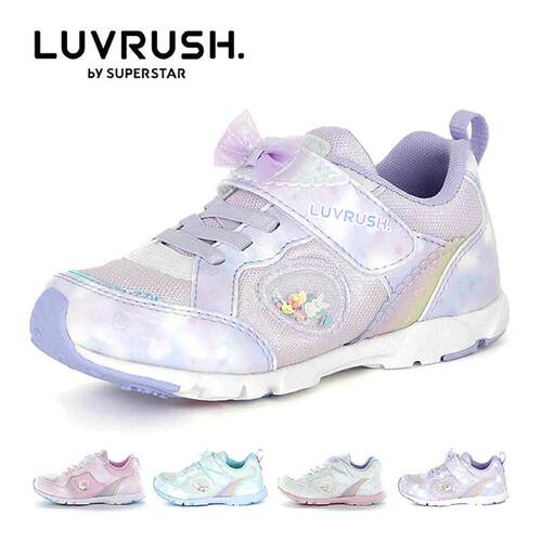 MOONSTAR/月星儿童运动鞋女童休闲户外魔术贴鞋LUVRUSH by Supers