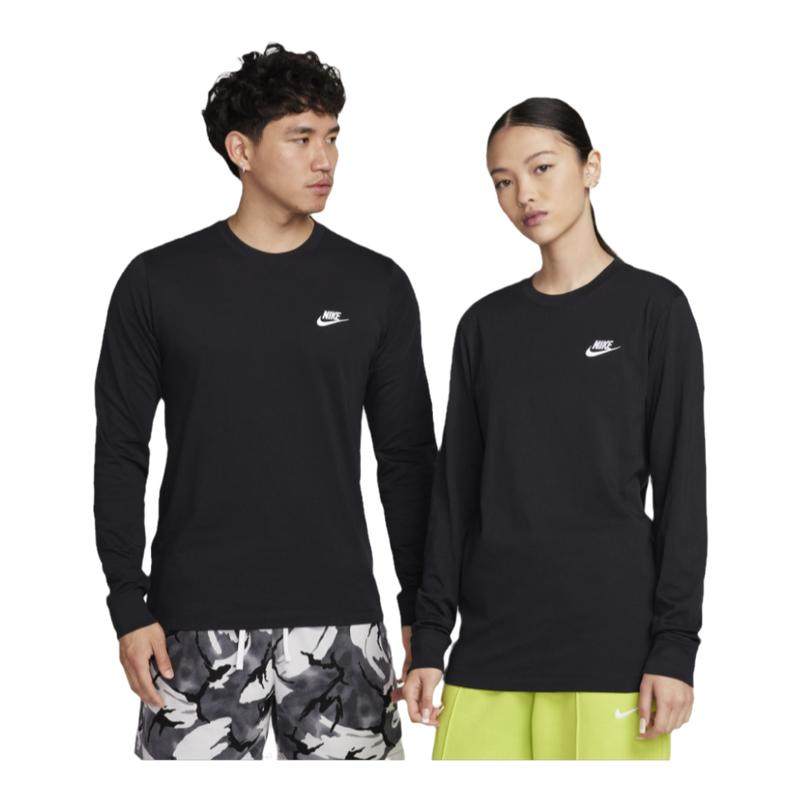 Nike耐克男装女装2025冬季新款M NSW CLUB运动休闲长袖T恤AR5194