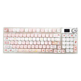 旗舰狼蛛F98PRO V2 无线机械键盘MOA游戏办公三模RGB客制化热插拔