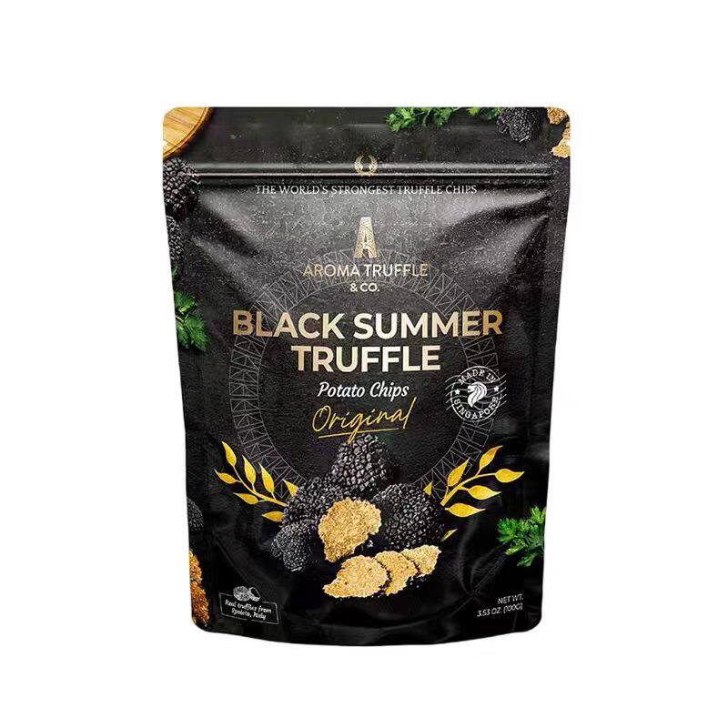 AROMATRUFFLE采汇黑松露薯片原味蜂蜜芝士麻辣核桃新加坡特产零食