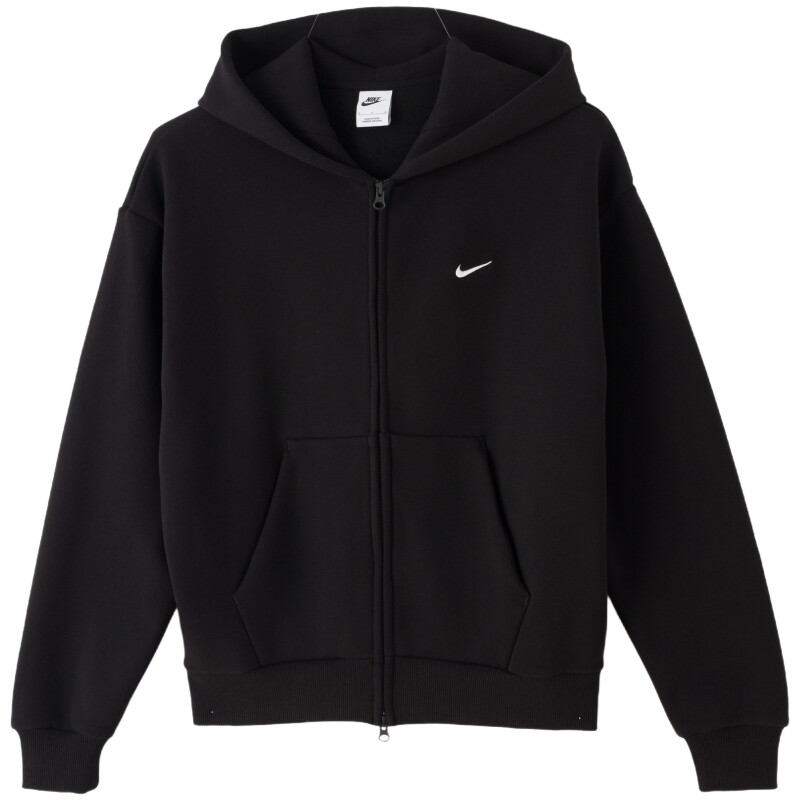 Nike耐克男款外套2026秋季新款连帽卫衣保暖加绒运动服长袖训练服