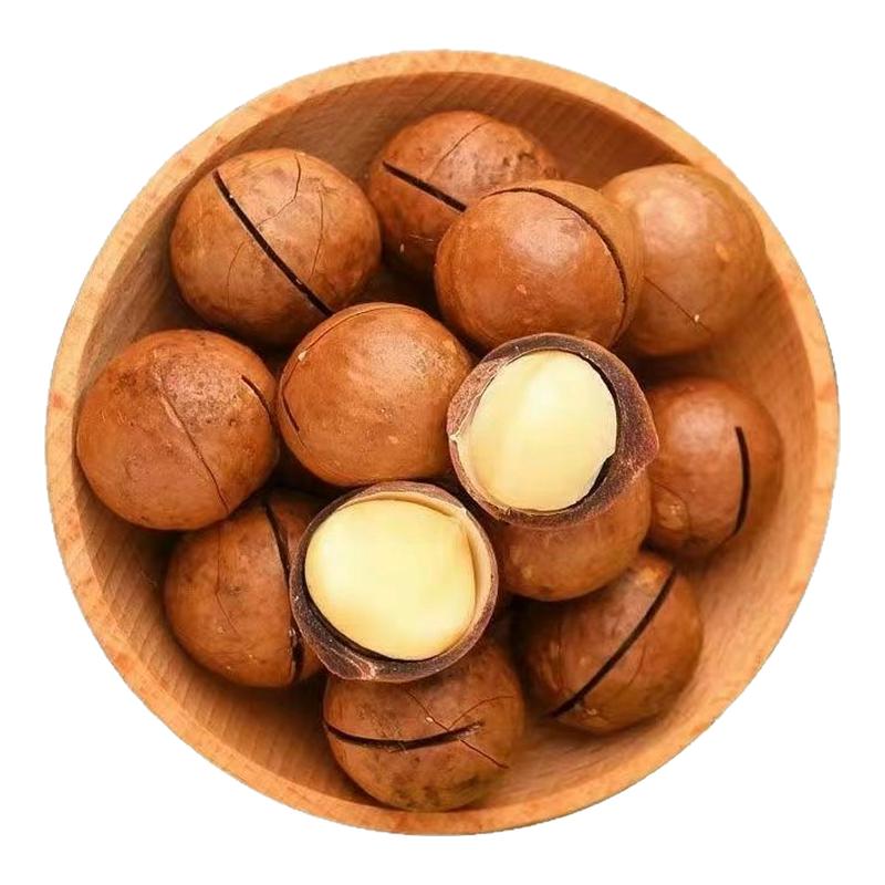 夏威夷果500g奶油味坚果散装称斤干果仁年货休闲零食整箱5斤批发