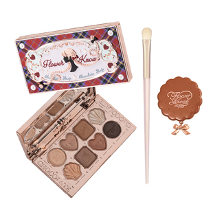 花知晓巧克力商店眼影盘日常淡妆大地色御姐胡桃夹子眼影官方正品