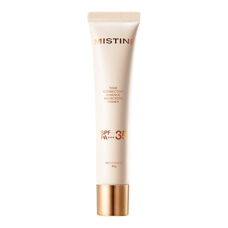 Mistine流光素颜霜防晒隔离遮瑕妆前隐毛孔提亮肤色伪素颜蜜丝婷