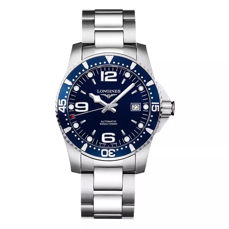 Longines浪琴正品手表康卡斯潜水夜光自动机械男表L3.742.4.96.6