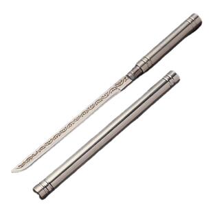 全钢霸王棍茶刀家用水果削皮牛排手把肉刀露营随身携带露营工具刀