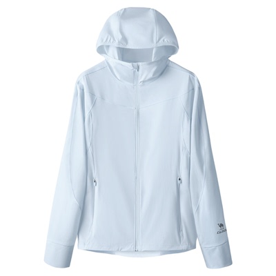 骆驼防晒衣女小蛮腰2026夏季新款冰感速干户外防晒服修身蓝色外套