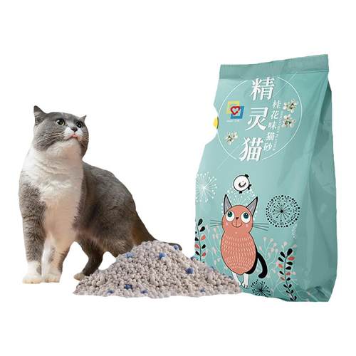 精灵猫膨润土猫砂大包装