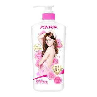 nice耐斯澎澎沐浴露ponpon台湾香浴乳美bai玫瑰香氛持久留香正品
