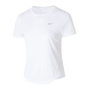 Nike耐克T恤女款官方正品2026新款夏季白色修身透气速干运动短袖