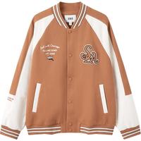 森馬美式復古學院風棒球服外套男