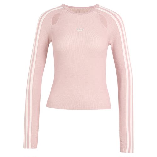 adidas阿迪达斯邵雨琪同款2026年秋季新款女子长袖T恤上衣LE3633