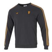 Adidas阿迪达斯三叶草男装 ICON套头卫衣JN2824 MUFC 2025冬季 新款