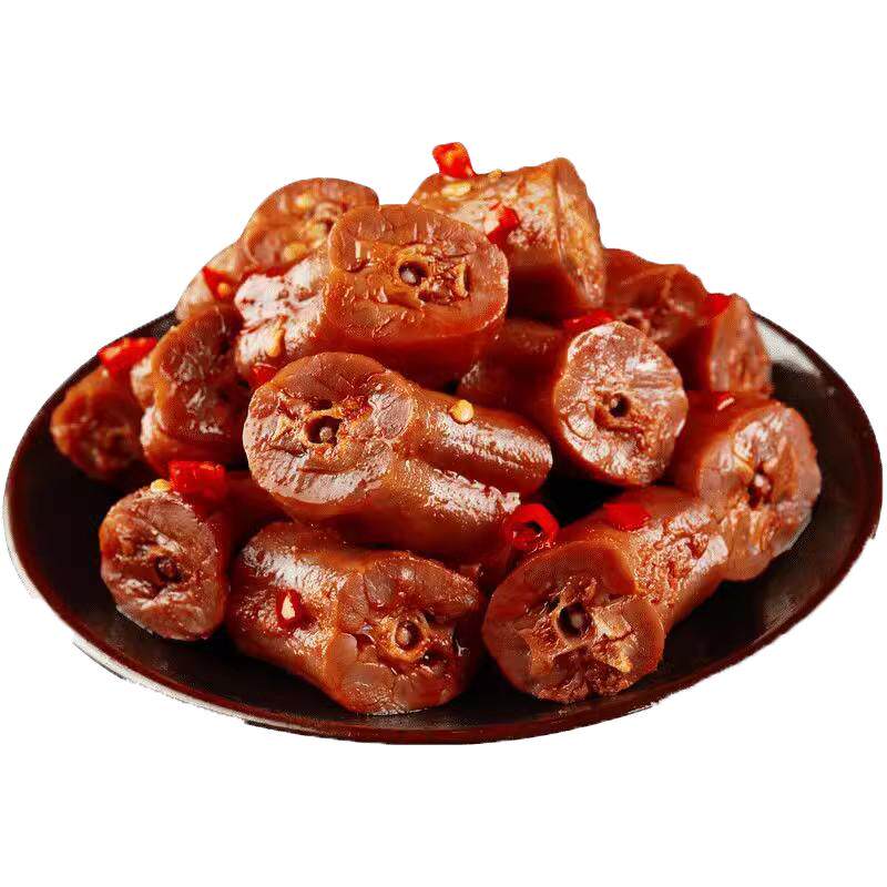 【厂家补贴】湖南香辣卤脖烤脖黑鸭味解馋零食小吃小包装非鸭脖子