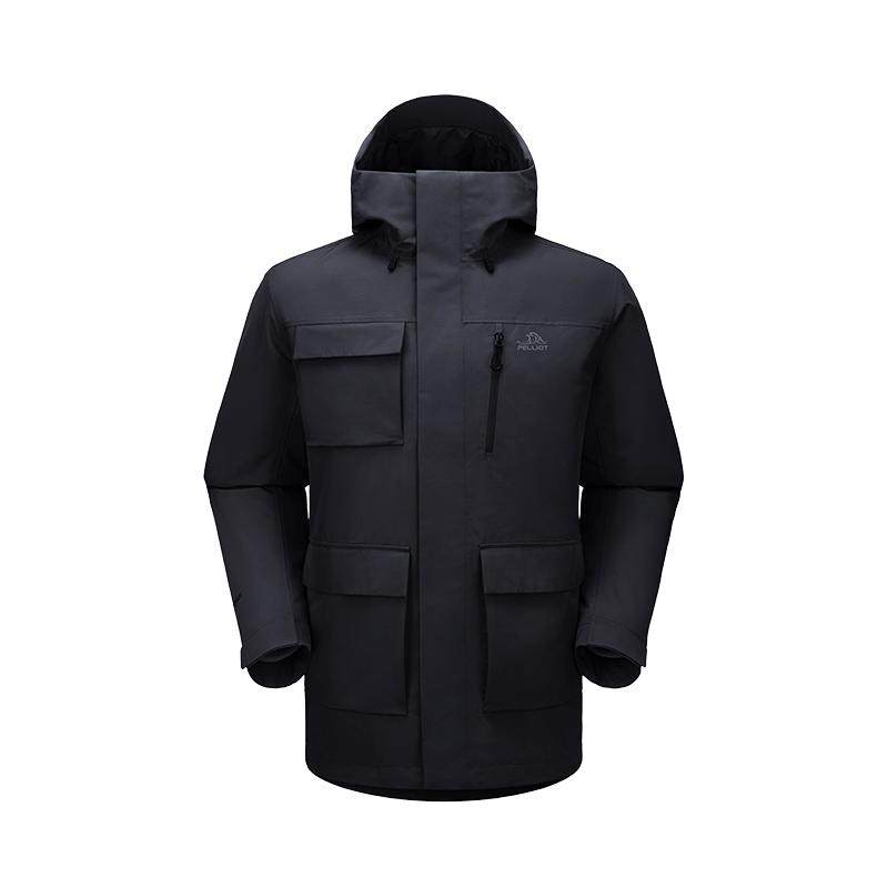 伯希和三合一冲锋衣男新款可拆卸摇粒绒保暖内胆户外防风登山服女