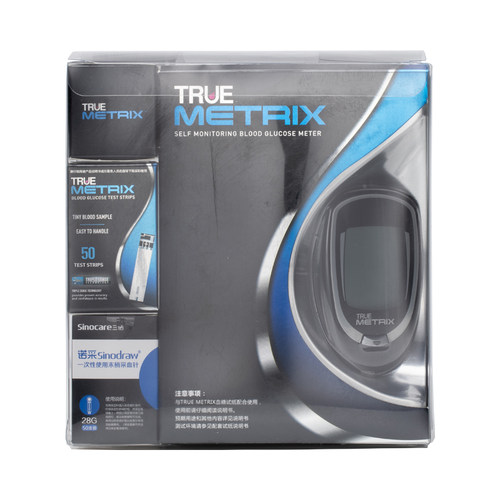 三诺 真睿TRUE METRIX 血糖仪套装血糖仪1台+50支试纸+50支采血针