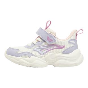 特步儿童女童鞋2026新款春季密网透气运动鞋魔术贴休闲鞋跑步鞋子