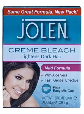 英国jolen漂眉膏温和淑眉漂胡剂.