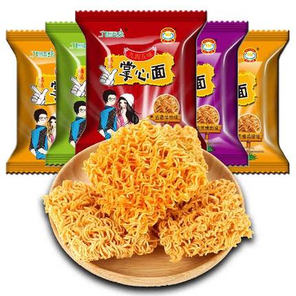 掌心脆干脆面干吃面整箱装小零食小吃休闲食品大礼包充饥夜宵网红