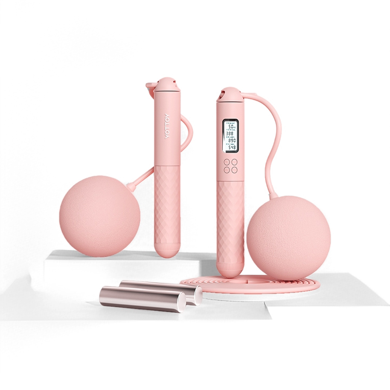 减肥专用无绳跳绳成人健身运动室内燃脂计数器负重款专业女生绳子