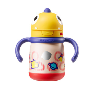 3岁吸管水杯 babycare恐龙儿童保温杯婴幼儿园6个月以上1 百补