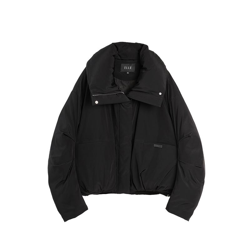 ELLE90白鸭绒大翻领羽绒服